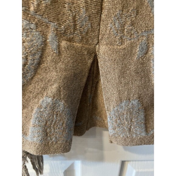 Anthropologie Angel Of The North Fringe Sweater Knit Cardigan Sz S Wool Blend - Picture 4 of 7